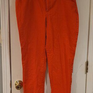 Gap Orange Khakis size 12